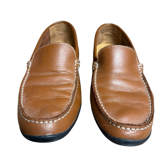 FootJoy Brown Leather Driving Loafers Mens Size 13M Slip On Casual Golf Shoes